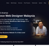 Zahid Aramai - Freelance Web Developer Malaysia